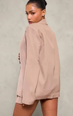 Stone Tailored Woven Oversized Blazer