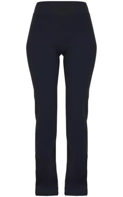 Tall Black Snatched Sculpt Flared Pants