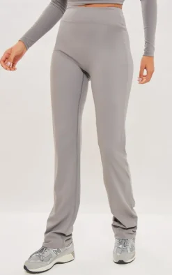 Tall Charcoal Snatched Sculpt Flare Pants