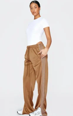Tall Chocolate Tricot Split Hem Sweatpants