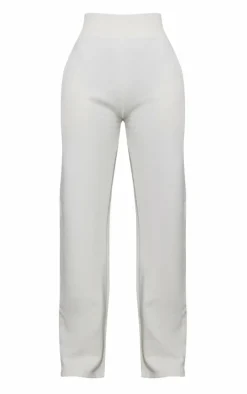 Tall Cream High Waist Wide Leg Sweatpants