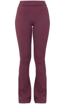 Tall Eggplant Core Collection Tab Snatched Sculpt Foldover Pants