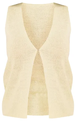 Tall Green Matcha Knitted Vest