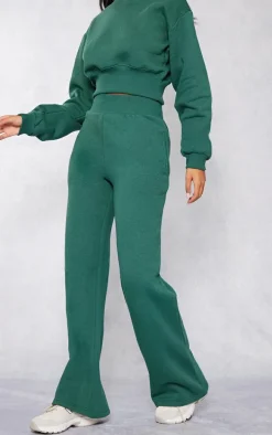 Tall Green Wide Leg Sweatpants