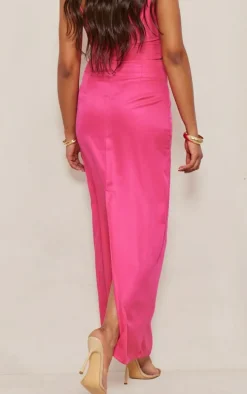 Tall Hot Pink Maxi Skirt