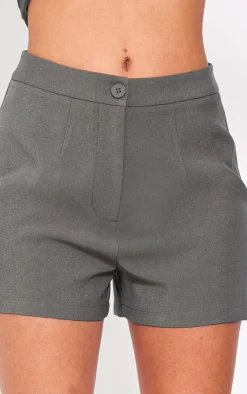 Tall Khaki Tailored Shorts