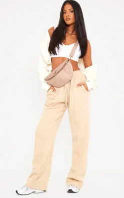 Tall Pebble Pintuck Drawstring Straight Leg Sweatpants