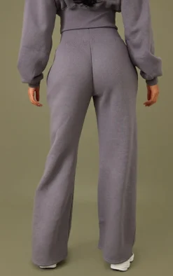 Tall Steel Blue High Waist Wide Leg Sweatpant