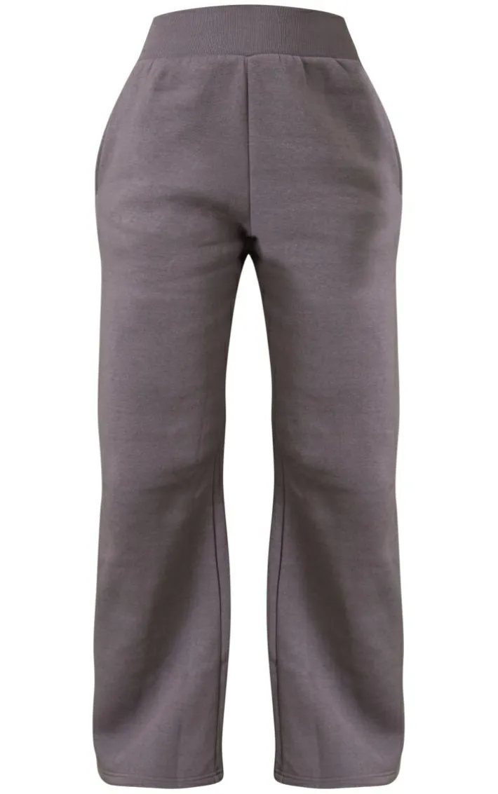 Tall Steel Blue High Waist Wide Leg Sweatpant