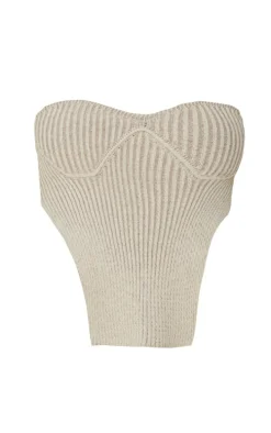 Tall Stone Knitted Cup Detail Bandeau