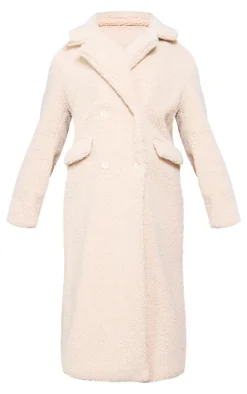 Tall Stone Longline Borg Coat