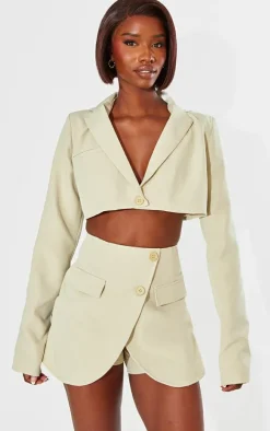 Tall Stone Tailored Wrapover Skort