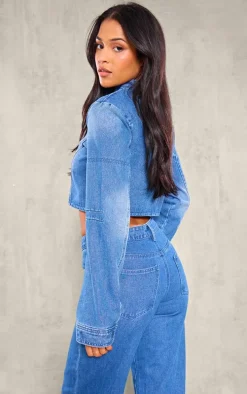 Tall Vintage Wash Zip Up Jacket