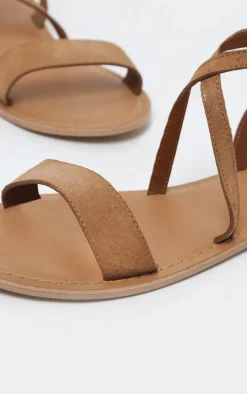 Tan Basic Leather Sandal