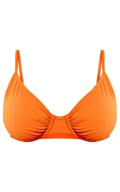 Tangerine Fuller Bust Underwired Bikini Top