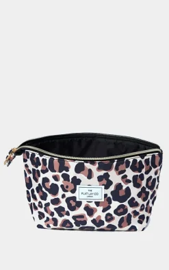 The Flat Lay Co Essential Makeup Pouch Leopard