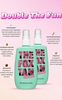 The Fox Tan Rapid Tanning Mist Duo 2 x 120ml