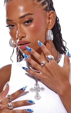 Tips Its Giving Santorini Press On Nails