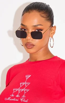 Tortoiseshell Frame Square Lens Sunglasses