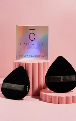 Trigwell Cosmetics Velvet Powder Puff Duo