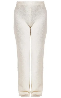 Vanilla Fluffy Knit Pants