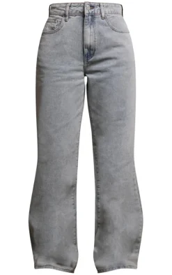 Vintage Light Wash Lightweight Wide Leg Jeans