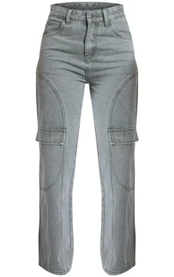 Vintage Seam Detail Straight Leg Jeans