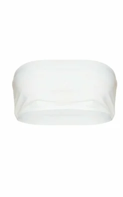 White Bandeau Mix & Match Bikini Top