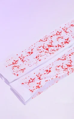 White Blood Stained Stockings