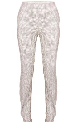 White Diamante Beach Flares