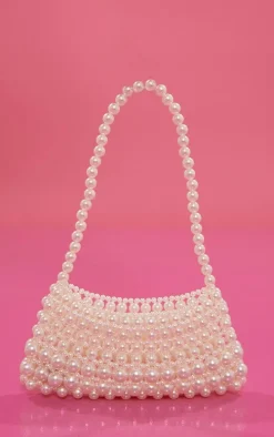 White Pearl Shoulder Bag