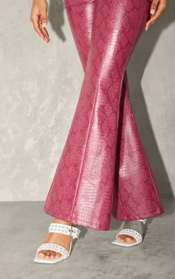 White Pu Square Toe Buckle Eyelet Detail High Heeled Mules