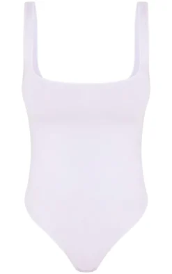 White Seamless Lingerie Bodysuit
