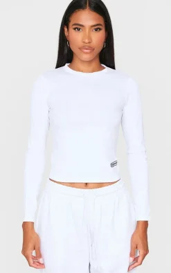 White Studio Archive Graphic Long Sleeve Baby Doll