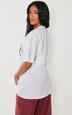 White Tiramisu Oversized T-shirt