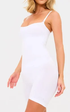 White Underbust Shapewear Bodysuit