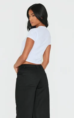 White Very Demure Baby Doll Tee