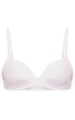 White Wireless Molded Microfibre Cup Size Bra